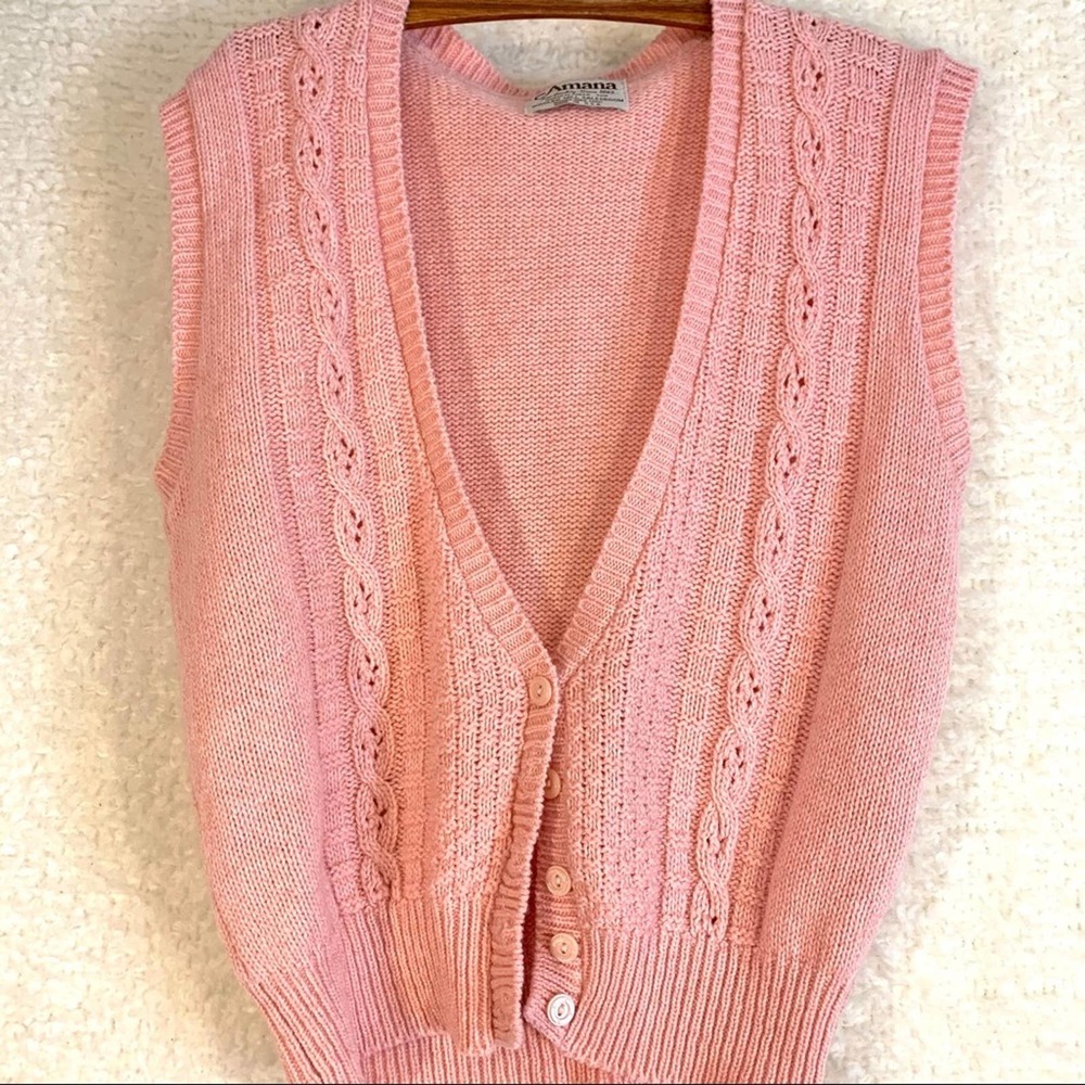 Vintage Amana Woolen Mill Salesroom sweater vest